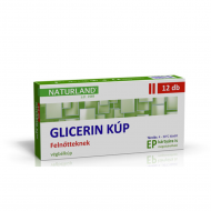 GLICERIN 2500MG VÉGBÉLKÚP FELNŐTT  NATURLAND - 12X